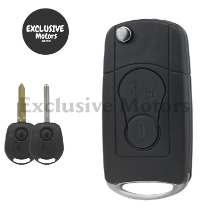 2-Button Car Key Shell for SsangYong Actyon