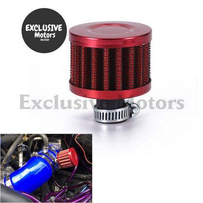 Universal 12mm Car Air Filter for Cold Air Intake - High Flow Mini Breather