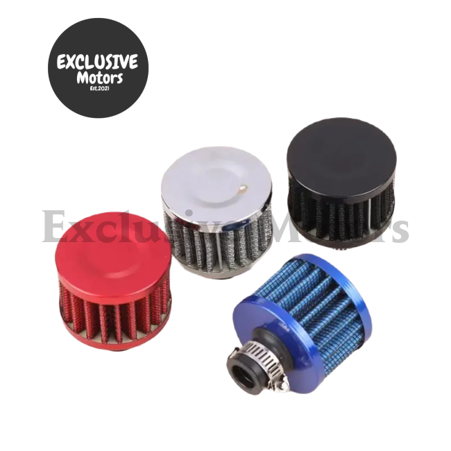 Universal 12mm Car Air Filter for Cold Air Intake - High Flow Mini Breather