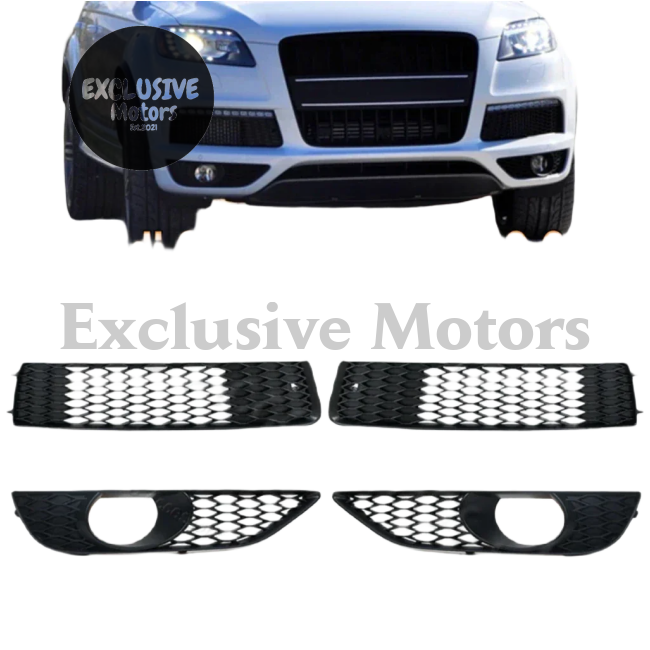 Fog Light Cover and Grille for Audi Q7 4L S-Line (2009-2015)