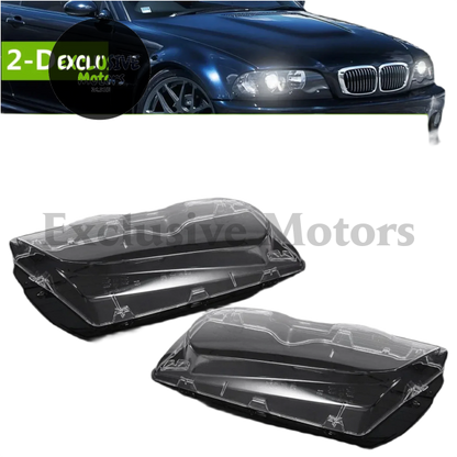 Headlight Lens Cover for BMW 3 Series E46 (1999-2003)