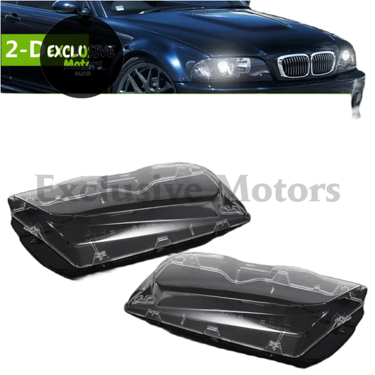 Headlight Lens Cover for BMW 3 Series E46 (1999-2003)