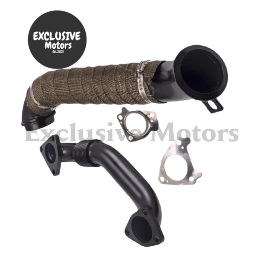 3" Turbo Downpipe & Side Up-pipe for 2001-2016 Chevy GMC Sierra/Silverado