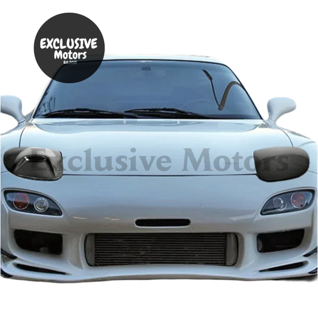 Carbon Fiber Headlight Covers for Mazda RX-7 FD3S (1992-2002)