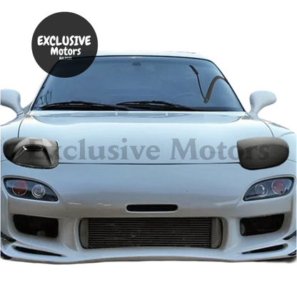 Carbon Fiber Headlight Covers for Mazda RX-7 FD3S (1992-2002)