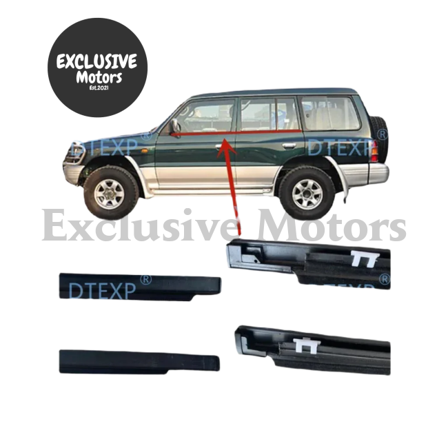 4-Piece Window Glass Rubber for Mitsubishi Pajero (1989-1999)