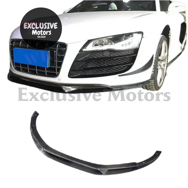 Carbon Fiber Front Bumper Lip Spoiler Chin Splitters for Audi R8