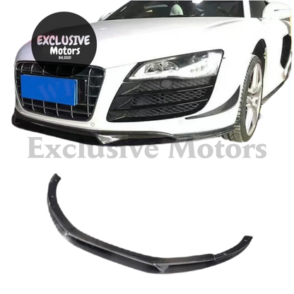 Carbon Fiber Front Bumper Lip Spoiler Chin Splitters for Audi R8