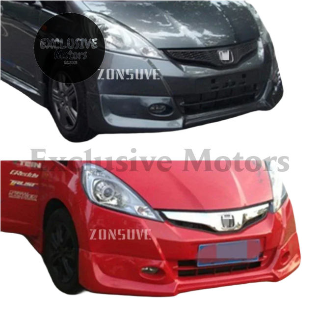 Front Bumper Lip Body Kit for Honda Jazz/Fit (2011-2013) – 2 Pieces