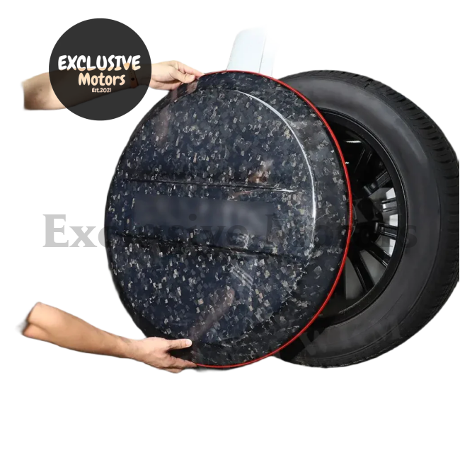 Forged Carbon Fiber Car Spare Wheel Tire Cover for Mercedes Benz G Wagon