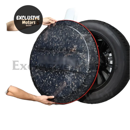 Forged Carbon Fiber Car Spare Wheel Tire Cover for Mercedes Benz G Wagon