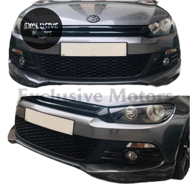 Front Bumper Lip Body Kit for Volkswagen Scirocco (2009-2013) – 2 Pieces