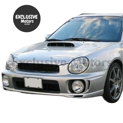 Matte Black Mesh Grill for Subaru Impreza WRX (2002-2003)