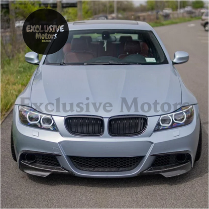 Front Bumper Spoiler Diffuser Splitter for BMW 3 Series E90/E91