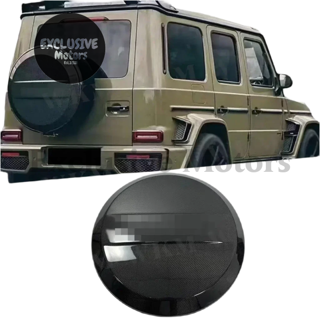 Forged Carbon Fiber Car Spare Wheel Tire Cover for Mercedes Benz G Wagon