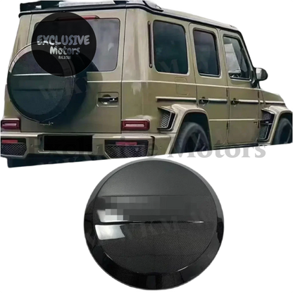 Forged Carbon Fiber Car Spare Wheel Tire Cover for Mercedes Benz G Wagon