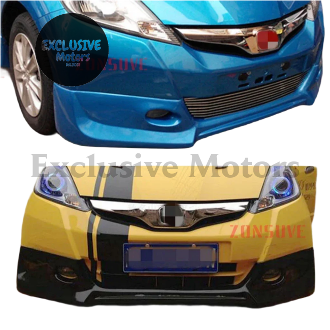 Front Bumper Lip Body Kit for Honda Jazz/Fit (2011-2013) – 2 Pieces