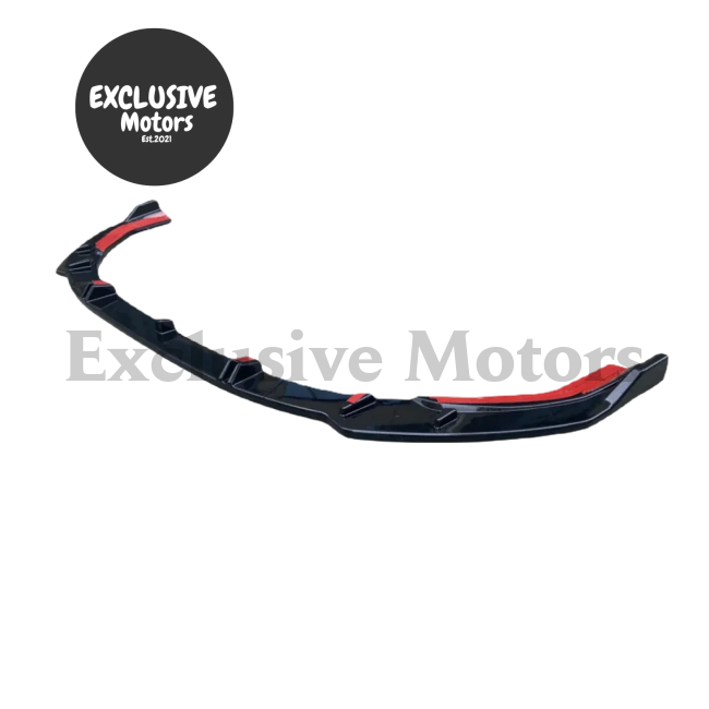 Front Bumper Lip Spoiler Splitter for Audi A4 S4 B9 B9.5 (2019-2023)