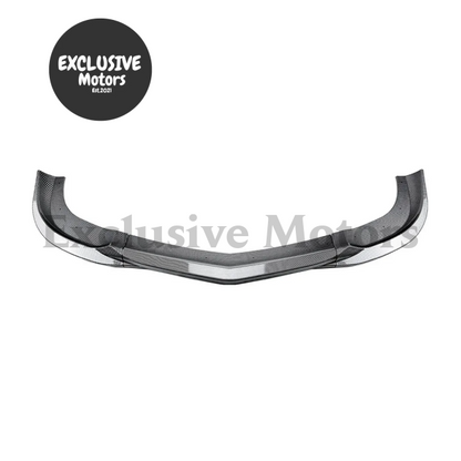 Front Bumper Lip Spoiler for Mercedes-Benz C-Class W204 C63 AMG (2007-2010)