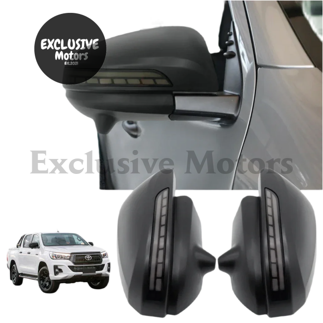 Side Mirror Cover Trim for Toyota Hilux (2015-2023)