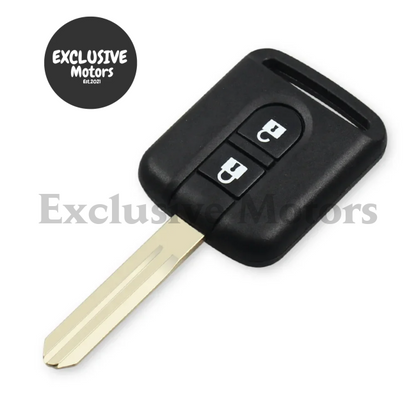 2-Button Car Key for Nissan Navara, NV200, Patrol Y61 (2002-2016)