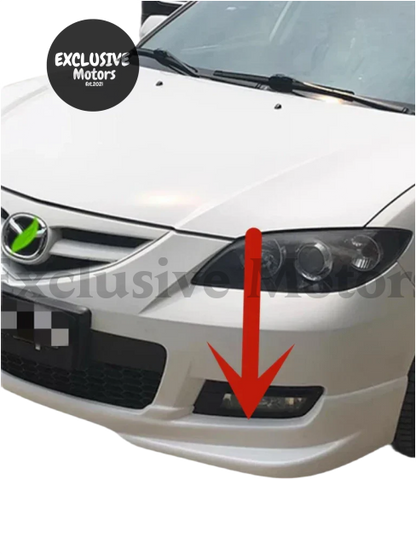 Front Bumper Lip Body Kit for Mazda 3 / Axela Sedan 2010-2012 –2 Pieces