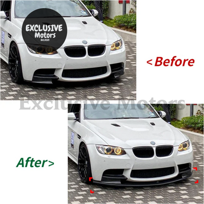 Front Bumper Lip Splitter Spoiler Diffuser for BMW 3 Series E90 (2007-2013)