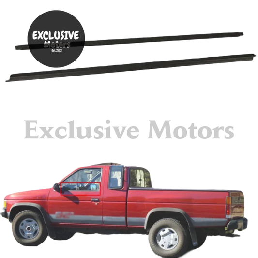 2-Piece Door Window  Weatherstrip for Nissan Pickup D21 Hardbody (1986-1994)