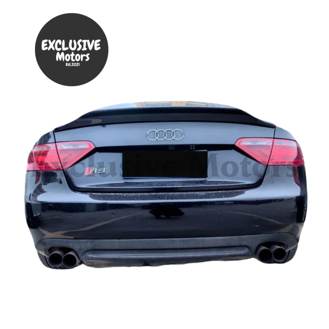 Duckbill Rear Boot Lip Spoiler for Audi A5/S5 B8 2-Door 2007+