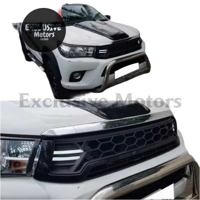 Front Grille with LED Light for Toyota Hilux Revo (2015-2020)