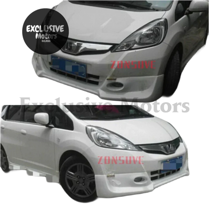 Front Bumper Lip Body Kit for Honda Jazz/Fit (2011-2013) – 2 Pieces