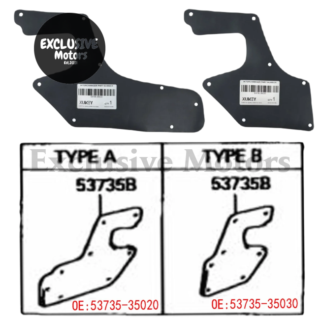 Inner Fender Guards for Toyota Land Cruiser (1996-2002)