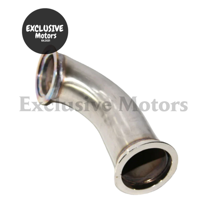 Universal 90 Degree 2.5"ID V-Band Flange Stainless Steel Elbow Downpipe