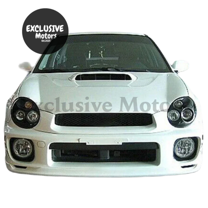 Matte Black Mesh Grill for Subaru Impreza WRX (2002-2003)