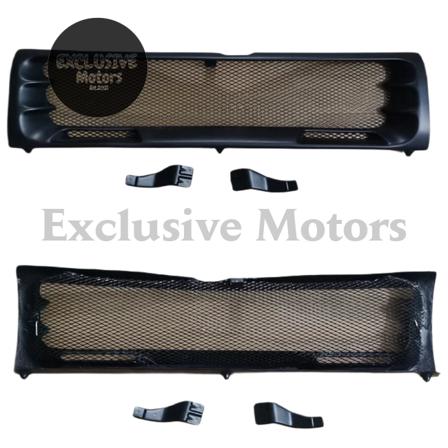 Matte Black Mesh Grill for Mitsubishi Shogun Pajero V55 (1996-1997)