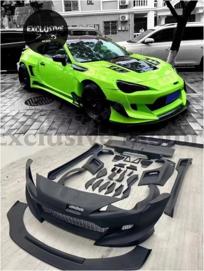 RB V3 Style Wide Body Kit for Toyota GT86, Subaru BRZ, FT86 (2012-2022)