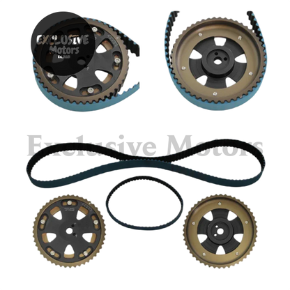 Timing Belt, Belt & Cam Gear Pulleys for Mitsubishi RVR, Delica, (4G63, 2.0L)