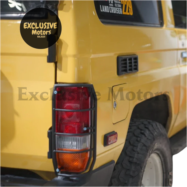 Stainless Steel Tail Light Cover for Toyota Land Cruiser - Tail Light Protection