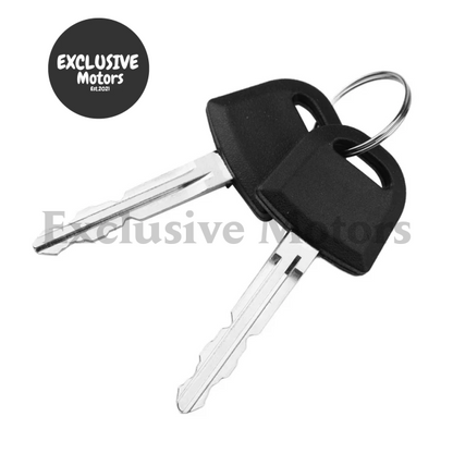 2 x Door locks with 2 Keys for Mitsubishi L200 2001 -2005