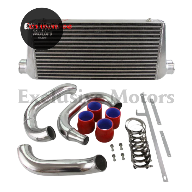 Intercooler w Pipe Kit for Mitsubishi Evo 4G63, 2.0L 1996-2000