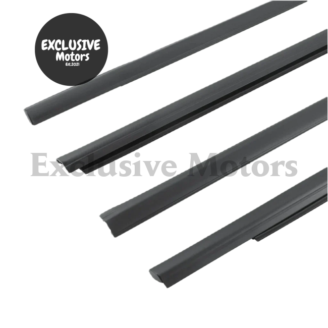 4Door Outer Window Rubber Seals Weather Strip for Ford Ranger PX XLT 2012-2021