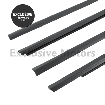 4Door Outer Window Rubber Seals Weather Strip for Ford Ranger PX XLT 2012-2021