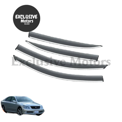 4 x Monsoons/Visors for Toyota Crown Athlete S180 (2003-2008)