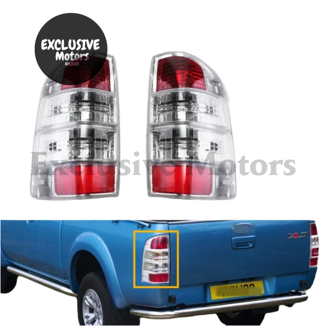 Tail Lights x 2 for Ford Ranger Pj/ Pk (2006-2011)