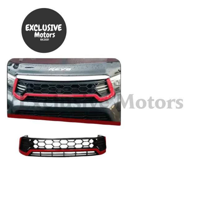 Front Grille with LED Light for Toyota Hilux Revo (2015-2020)