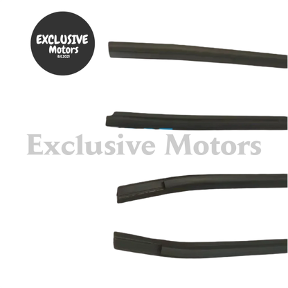 4-Piece Outside Window Glass Rubber Seals for Toyota Hilux (2005-2014)