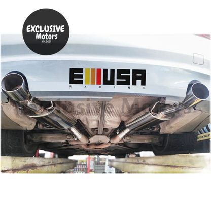 Ss Exhaust Muffler wTips for 2007-2013 BMW E90/E92/E93 335IS (N54/N55 Engines)