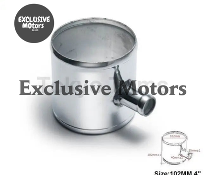 Universal Bov T-Pipe 102Mm 4" Outlet 25Mm Blow Off Valve T Joint Adaptor For BMW Mini Cooper S Jcw W11 R52 - Tokyo Tom's