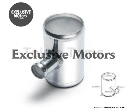 Universal Bov T-Pipe 63Mm 2.5" Outlet 25Mm Blow Off Valve T Joint Adaptor For BMW 520I F10 - Tokyo Tom's