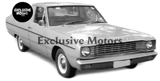 Rubber Kit Chrome Lock Strips for Chrysler Valiant Ute (1967-1971)